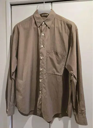 AURALEE | WASHEDFINX TWILL BIG SHIRT MEN