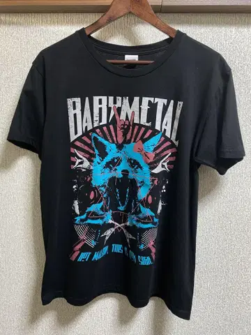 BABYMETAL 컬러풀 여우 T셔츠 M 사이즈