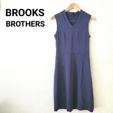 새상품급 BROOKSBROTHERS 슬리브리스 원피스 사이즈 0 네이비