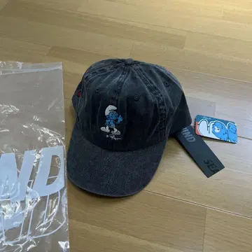 윈드앤씨 WIND&SEA 스머프 콜라보 새상품 CAP 캡 모자
