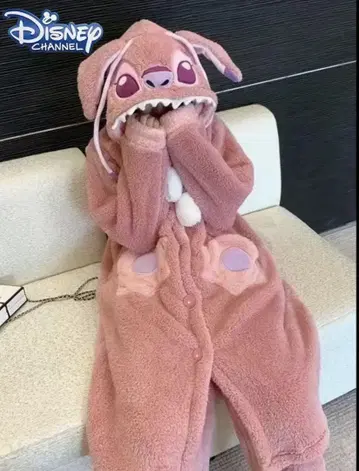 엔젤 뽀글이 파자마 룸웨어 디즈니 성인 인형옷