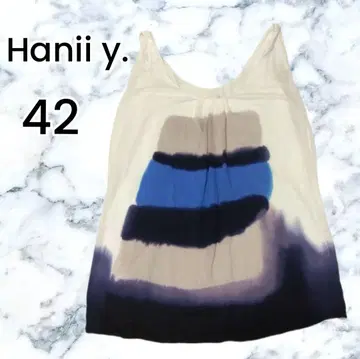 [ Hanii y. ] 화이트 탱크탑 벌룬 타입 빅 사이즈 42