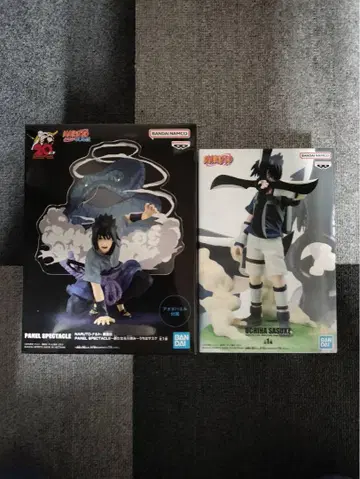 NARUTO 우치하 사스케 피규어 2점