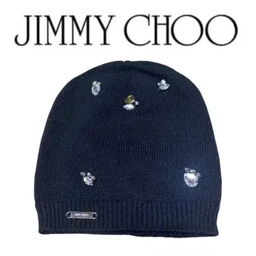 JIMMY CHOO 지미추 니트 캡 비니 모자 여성용