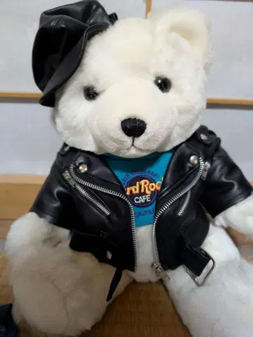 Hard Rock Cafe 테디베어 가죽