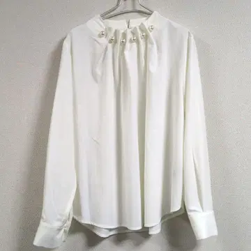 YECCA VECCA 펄 블라우스 예카 베카 긴팔
