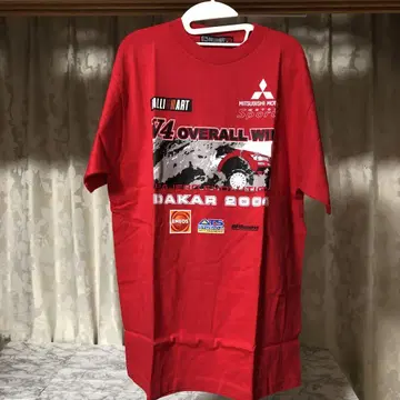 미쓰비시 파제로 다카르 랠리 2004 빈티지 티셔츠 M 사이즈
