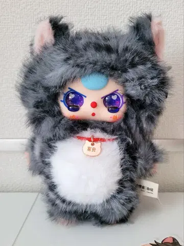[특수눈] babythree 고양이 시리즈 블랙 얼룩 고양이 베이비쓰리