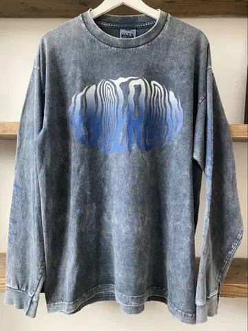 텐더 로인 롱T L/S ACID WASH G NAVY XL 사이즈