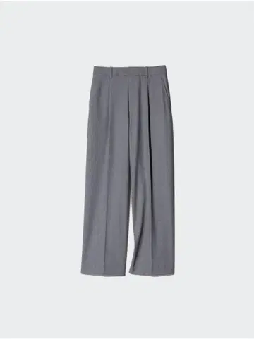 UNIQLO 턱 와이드 팬츠 S 사이즈 긴 기장