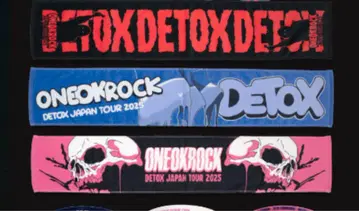 ONE OK ROCK DETOX JAPAN 투어 2025 타월 3매 세트