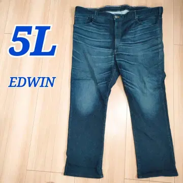 EDWIN 에드윈 5L 인디고 블루 데님 팬츠 청바지