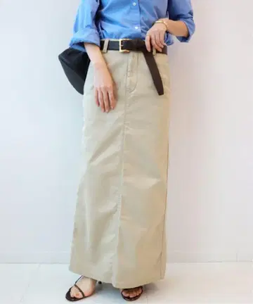 Plage 치노 스커트 베이지 사이즈 38