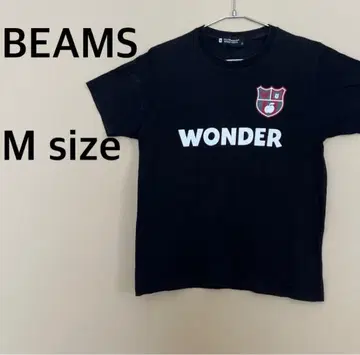 [ BEAMS ] 반팔 티셔츠/WONDER/블랙/등번호/WDW/10번