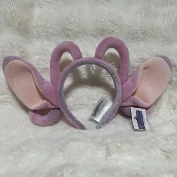 상하이 디즈니 엔젤 머리띠 택 포함 새상품