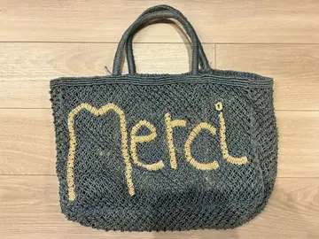 Merci 메쉬 바스켓백