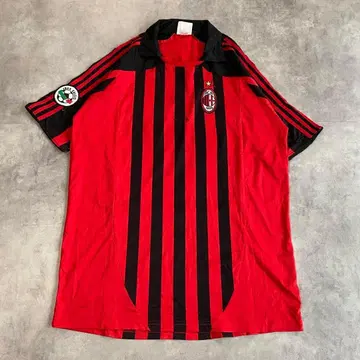 AC 밀란 카카 축구 셔츠 유니폼 빨간색 블랙 XL 9658