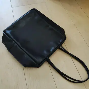 모르스미스 스퀘어 토트백 블랙 A4 수납 숄더 가능