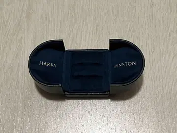 HARRY WINSTON 쥬얼리 박스 네이비 페어링 케이스 상자