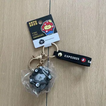 [폼폼푸딩] 간사이 엑스포 검은 먁먁 키링 택 포함 새상품