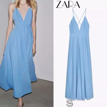 ZARA ZW COLLECTION 리본 포함 롱 원피스 S