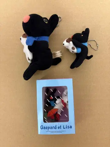 리사와 가스파르 봉제 인형 키링 묶음 판매 리사가스