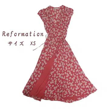 Reformation 테일러 스위프트 애용 브랜드 랩 원피스 꽃무늬