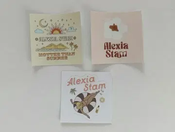 ALEXIA STAM 스티커 3매 세트