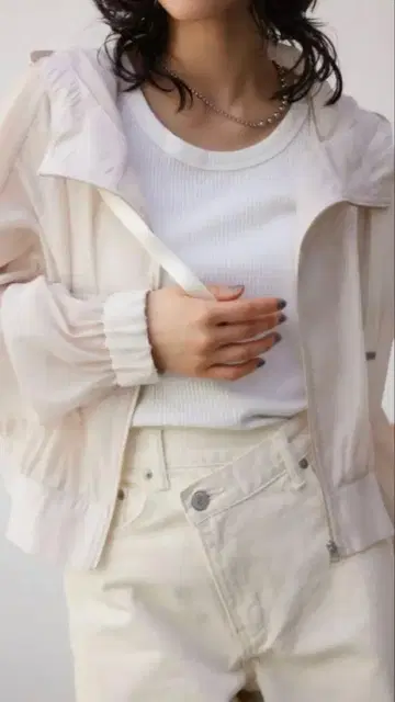 [ AZUL BY MOUSSY ] 시어 후디 블루종