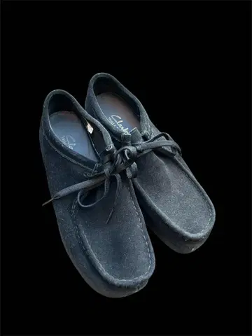 Clarks Wallabees 블랙 스웨이드
