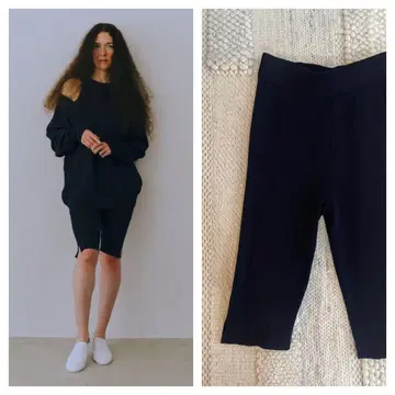 onit 오닛 MILANO RIB KNIT HALF LEGGINGS