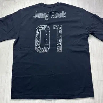 TEAM BTS 티셔츠 XL 블랙 정국