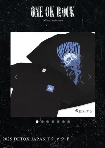 [ XL ] ONE OK ROCK 2025 DETOX 티셔츠 F