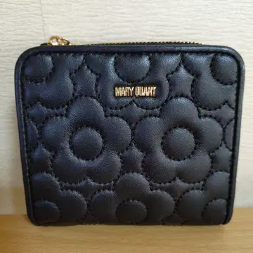 MARY QUANT 블랙 접이식 지갑