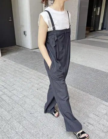 스픽 앤 스팬 베어 올인원 네이비 스트라이프 38
