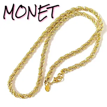 새상품급 골드 체인 목걸이 스크류 레어 MONET