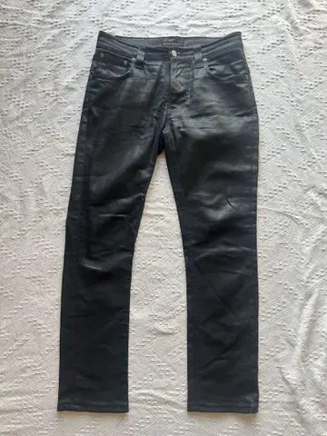 [남성용] Nudie Jeans Co. 블랙 팬츠 W30 L32