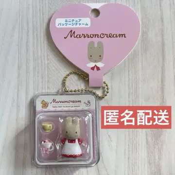 산리오 미니어처 패키지 참 마론크림 키링