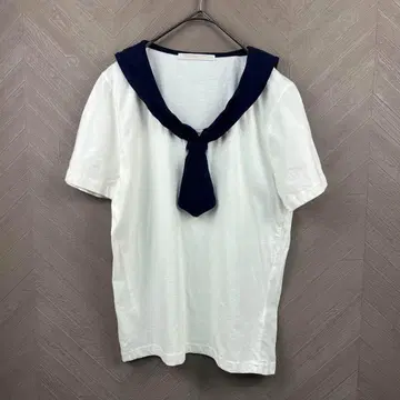 OLIVEdesOLIVE 올리브데올리브 반팔 티셔츠 화이트 넥타이 리본