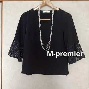 M-premierBLACK 새상품급 상의 레이스 고급