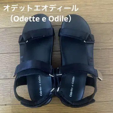 새상품급 오데뜨 앤 오딜 (Odette e Odile) 블랙 샌들