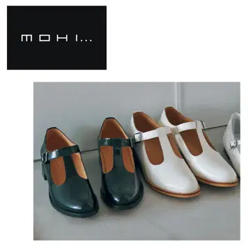 MOHI 스트랩 천연 가죽 신발 새상품급
