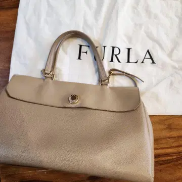 훌라 FURLA 메리디안 토트백 핸드백 핑크 베이지