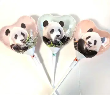어드벤처월드 팬더 손잡이 벌룬 세트 유이하마 후우하마 아야하마