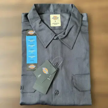 새상품 택 포함 Dickies 워크 셔츠 L 사이즈 차콜