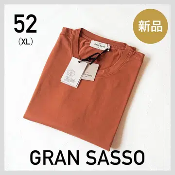 새상품 GRAN SASSO 오가닉 코튼 크루넥 티셔츠 XL