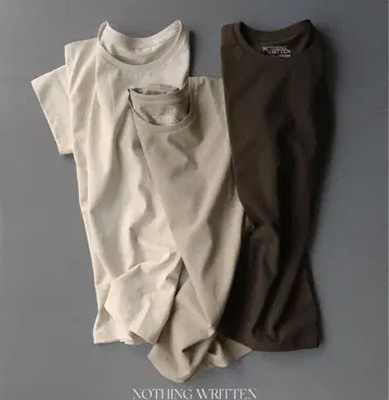 택 포함 새상품 nothingwritten 티셔츠