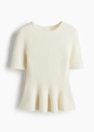 h&m 페플럼 페플럼 니트