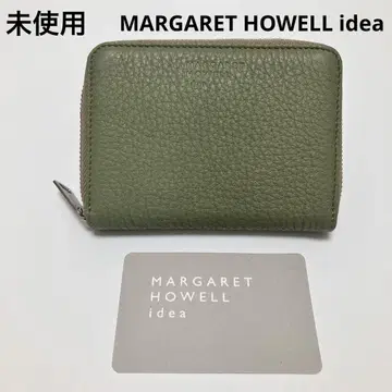 D765 미사용 마가렛호웰 아이디어 여성용 천연 가죽 지갑 접이식 지갑