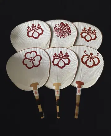 교토 부채 6점 Japanese uchiwa Kyoto cosplay